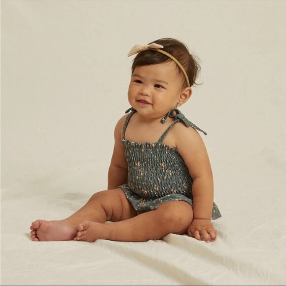 Ruler and Cru girls smocked swim bathing suitsize 12-18 months